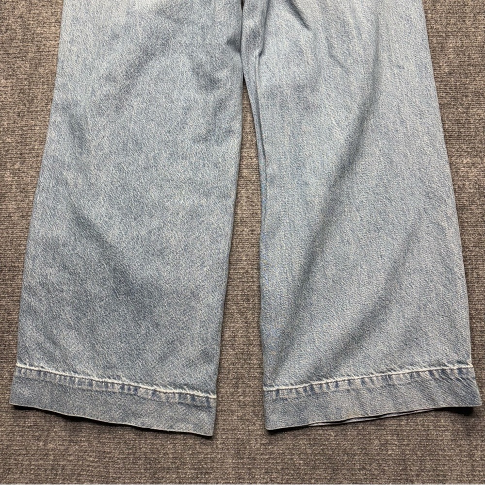 Madewell Jeans Womens 33 (38x31) Blue Super Wide Leg Preppy Modern Denim Skater - Picture 14 of 14